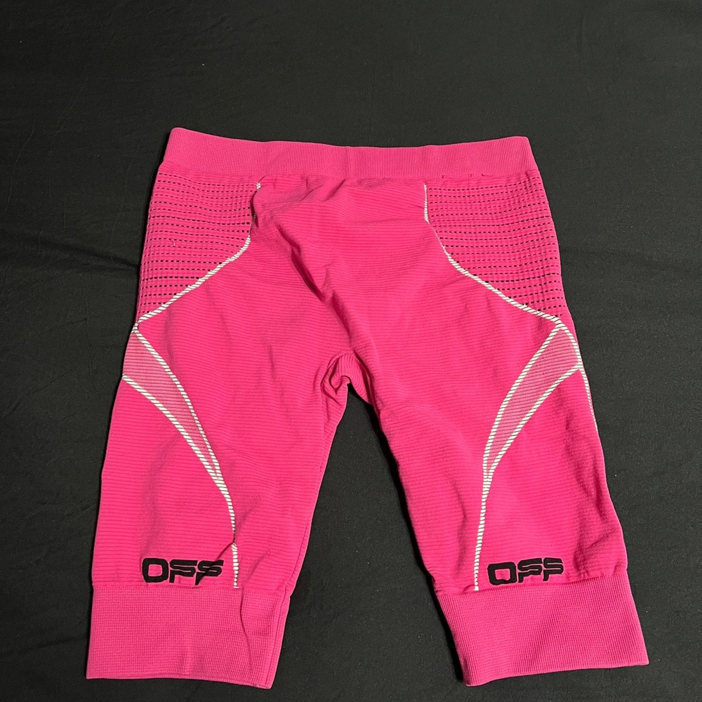 Pink Athletic Leggings with Logo